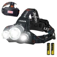 HLAVNÁ LAMPA HLAVOVÁ LAMPA 3x LED T6 XML CREE HLAVNÁ LAMPA HLAVOVÁ LAMPA 3x LED T6 XML CREE