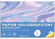 Zápisník holografických papierov B4, 6 listov Zápisník holografických papierov B4, 6 listov