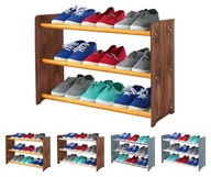 3xSHELF SHOES stojan RBS /šírka 65 cm/ Hnedá-O 3xSHELF SHOES stojan RBS /šírka 65 cm/ Hnedá-O