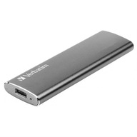 Externý SSD disk Verbatim VX500 240GB USB-C 3.1 hliník