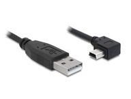 Kábel USB A(M)->Mini USB BM5P(M), lomený, 2m