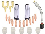 Sada 23 dielov pre horák MB24 0,8 mm MIGOMAT MIG Sada 23 dielov pre horák MB24 0,8 mm MIGOMAT MIG