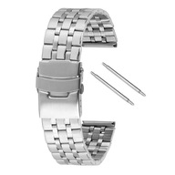 NÁRAMOK NA HODINKY - 20MM - STRIEBORNÝ - OCEL NÁRAMOK NA HODINKY - 20MM - STRIEBORNÝ - OCEL