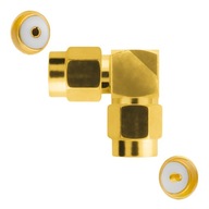 Uhlový adaptér GSM SMA zástrčka / RP-SMA zástrčka 90 stupňov Uhlový adaptér GSM SMA zástrčka / RP-SMA zástrčka 90 stupňov
