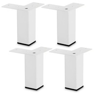 4x NÁBYTKOVÁ NOHA NÁBYTKOVÁ NOHA BIELA V10CM 4x NÁBYTKOVÁ NOHA NÁBYTKOVÁ NOHA BIELA V10CM