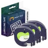 3 DYMO LT 59421 12mm náhradné stuhy biela/čierna 3 DYMO LT 59421 12mm náhradné stuhy biela/čierna