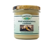 Multikvetový med so ZÁZVOROM 400g krémový Multikvetový med so ZÁZVOROM 400g krémový