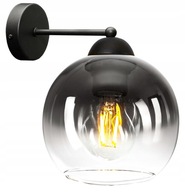Nástenná lampa sklenená Moderná nástenná lampa s guľovou LED