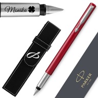 Darčekové puzdro na plniace pero Parker Vector Red Engraver pre mamu a otca Darčekové puzdro na plniace pero Parker Vector Red Engraver pre mamu a otca