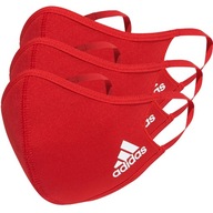 ADIDAS MASKY ČERVENÉ LOGO 3-BAL M/L ZAP ADIDAS MASKY ČERVENÉ LOGO 3-BAL M/L ZAP