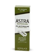 Astra Superior Platinum klasické žiletky 100 ks Astra Superior Platinum klasické žiletky 100 ks