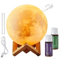 ZVLHČOVAČ DIFUZER MESAČNÁ LAMPA + AROMATUM OLEJE ZVLHČOVAČ DIFUZER MESAČNÁ LAMPA + AROMATUM OLEJE
