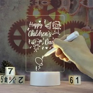 DOSKOVÁ NOČNÁ LAMPA LED NOTEBOOK PÍŠTE ČO CHCETE DOSKOVÁ NOČNÁ LAMPA LED NOTEBOOK PÍŠTE ČO CHCETE