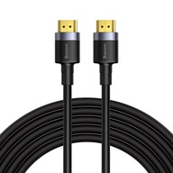 Kábel Baseus Cafule HDMI 2.0, 4K, 3D, 5 m (čierny a sivý) Kábel Baseus Cafule HDMI 2.0, 4K, 3D, 5 m (čierny a sivý)
