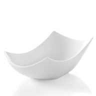 Dekoračná misa Vanilkový biely porcelán 290x1