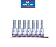Sada HEX zásuviek 1/4" 7ks H3-H10 King Tony Sada HEX zásuviek 1/4" 7ks H3-H10 King Tony