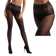 Nahé čierne pančuchové nohavice 30DEN L/XL Nahé čierne pančuchové nohavice 30DEN L/XL