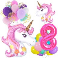 8th Birthday Balloons UNICORN 8th BIRTHDAY 8th Birthday Balloons UNICORN 8th BIRTHDAY