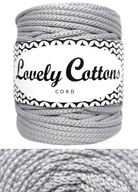 Lovely Cottons polyesterová šnúrka 3 mm Svetlošedá Lovely Cottons polyesterová šnúrka 3 mm Svetlošedá