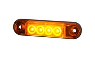 SLIM oranžové LED obrysové svietidlo LD 2328