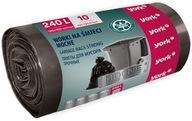 UNIVERZÁLNE VRECKÁ NA ODPAD VEĽMI VEĽKÉ HRUBÉ STRONG York 240L 10 ks UNIVERZÁLNE VRECKÁ NA ODPAD VEĽMI VEĽKÉ HRUBÉ STRONG York 240L 10 ks