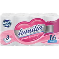 FAMILIA Toaletný papier 16 roliek, 3-vrstvový FAMILIA Toaletný papier 16 roliek, 3-vrstvový