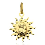Zlatý medailón M.B.Częstochowska sunshine 585