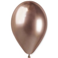 RUŽOVÉ ZLATÉ lesklé kovové balóniky x 50