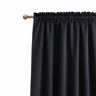 Blackout Curtain on Tape LAUREL black Blackout Curtain on Tape LAUREL black