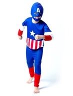 CAPTAIN AMERICA Kostýmový prevlek M 110-116 CAPTAIN AMERICA Kostýmový prevlek M 110-116
