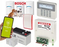 SATEL Alarm System 3x Bosch PIR detektory GSM modul SMS aplikácia