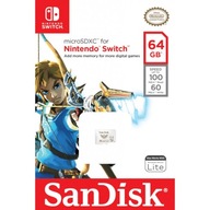 Pamäťová karta SanDisk 64 GB 100 MB Nintendo Switch