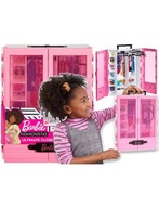 Barbie Šatníková skriňa na oblečenie pre bábiku GBK11