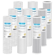 Filtračná vložka pre predfiltráciu, 10 palcov, uhlíkový PP, šnúrka, 9 kusov Filtračná vložka pre predfiltráciu, 10 palcov, uhlíkový PP, šnúrka, 9 kusov