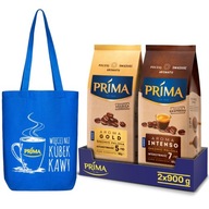 Prima zrnková káva Aroma Gold a Intenso 1,8kg + ZADARMO! Prima zrnková káva Aroma Gold a Intenso 1,8kg + ZADARMO!