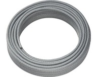 Lanko oceľové 4mm výplet 6x7 OC pozink OC pozink 100m Lanko oceľové 4mm výplet 6x7 OC pozink OC pozink 100m