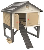 Smoby Kurník s rebríkovým záhradným domčekom pre kurčatá