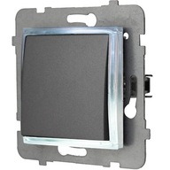 ŠEDÝ JEDNODUCHÝ LED SPÍNACÍ MODUL BEZ RÁMU ŠEDÝ JEDNODUCHÝ LED SPÍNACÍ MODUL BEZ RÁMU