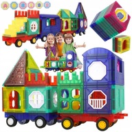 MAGNETICKÉ BLOKY Stavebné veľké panely Magnet 3D dlaždice Sada 72 ks. MAGNETICKÉ BLOKY Stavebné veľké panely Magnet 3D dlaždice Sada 72 ks.