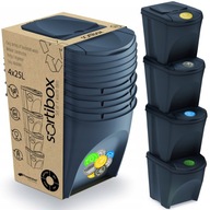 KOŠ SEGREGÁCIA ODPADOV 4x20L SET KOŠ SEGREGÁCIA ODPADOV 4x20L SET