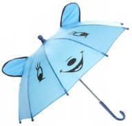 Detský dáždnik s rúčkami, modrý