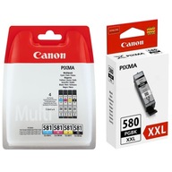 Atramenty CANON PGI580XL 581 PIXMA TS705 TS8351 TS8352