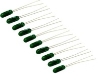 ZELENÁ MINIATURA ŽIAROVKA 3MM 12V 50mA T3 ZELENÁ MINIATURA ŽIAROVKA 3MM 12V 50mA T3