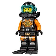 Lego figúrka ninjago - potápač cole (71752, 71756)
