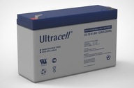 Gélová batéria AGM ULTRACELL UL 6V 12Ah
