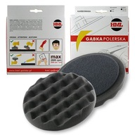 Leštiaci vankúš Sponge Leštiaci kotúč Čierna Soft 150 mm so suchým zipsom 125 mm HML Leštiaci vankúš Sponge Leštiaci kotúč Čierna Soft 150 mm so suchým zipsom 125 mm HML