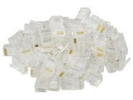 100ks RJ45 PLUG 8P8C RJ NETWORK LAN koncovky
