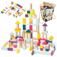 Cubika drevené kocky 6515184 100 prvkov Cubika drevené kocky 6515184 100 prvkov