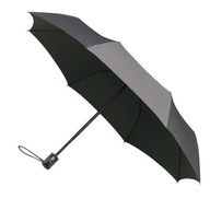 Klasický skladací sivý automatický dáždnik