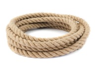 LANO JUTOVÉ lano TWISTED Juta Juta, priemer 20mm, 30m LANO JUTOVÉ lano TWISTED Juta Juta, priemer 20mm, 30m